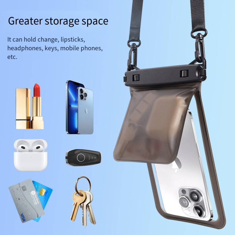 Waterproof Case Manufacturer - Popular PVC Quality Dual-Compartment Mobile Phone Case Waterproof Bag