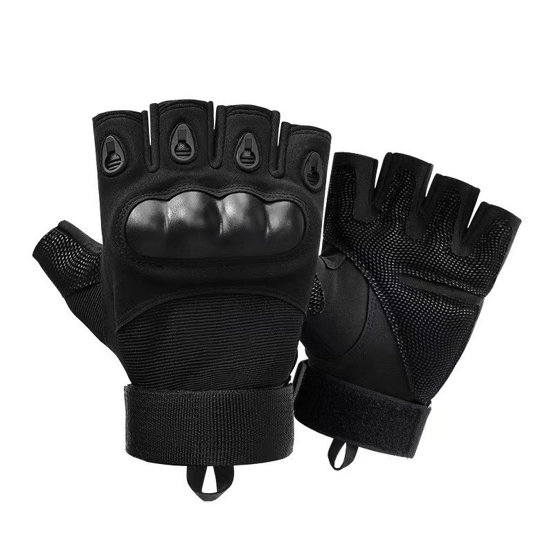 Fitness Gloves Manufacturer - Men's Half-Finger Tactical Gloves for Outdoor Sports Non-Slip Wear-Resistant
