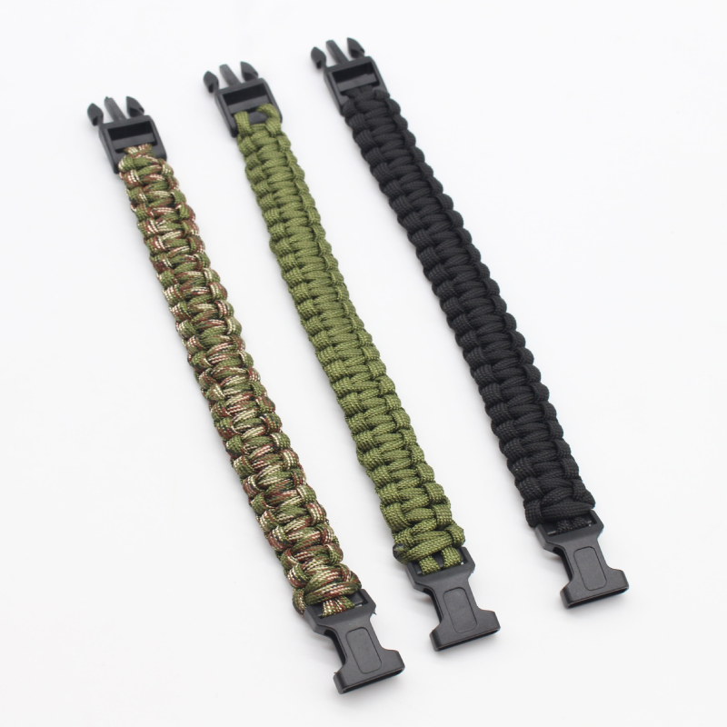 Paracord Bracelet Supplier - Parachute Cord Bracelet Outdoor Braided Rope for Emergency Survival Paracord