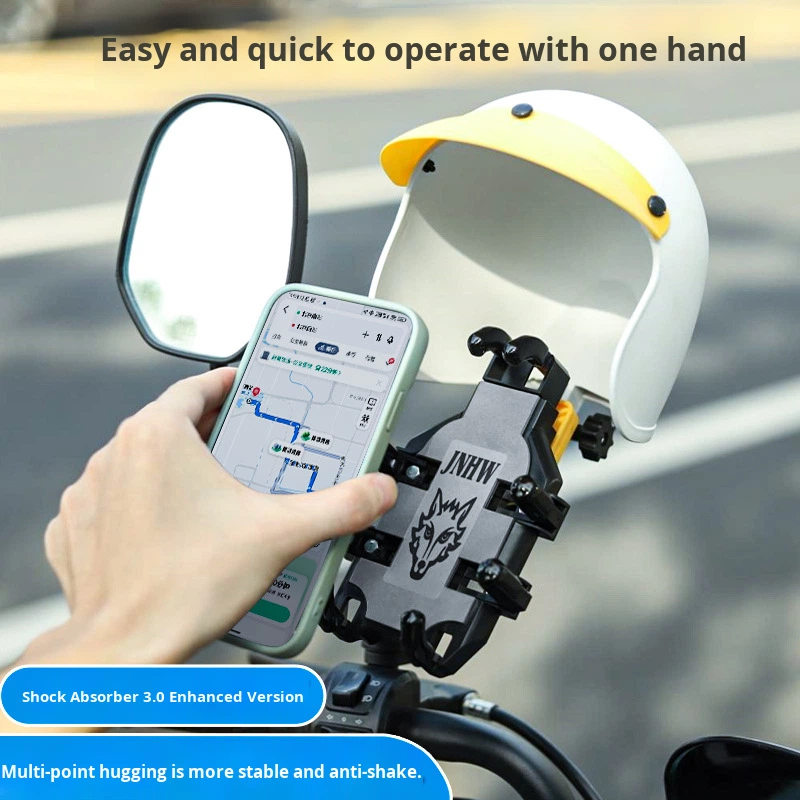 Phone Holder Factory - New Helmet Delivery Rider Motorcycle Phone Holder Electric Vehicle Bicycle