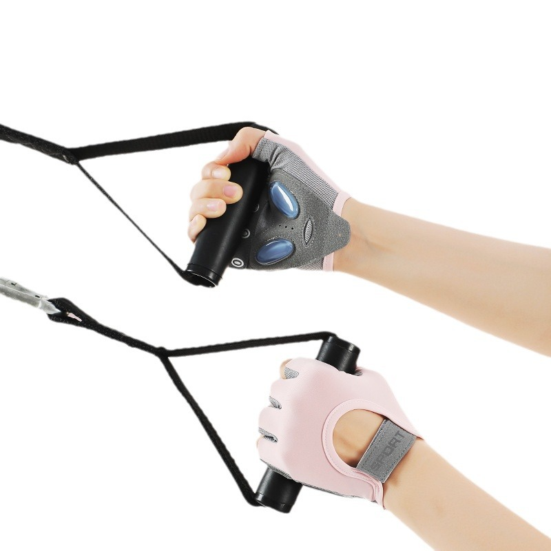 Fitness Gloves Supplier - Women's New Half-Finger Fitness Gloves Non-Slip Shock Absorption Breathable