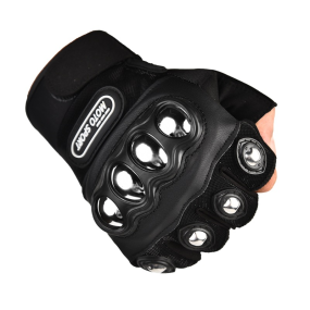 Motorcycle Gloves Manufacturer - Summer Men's Women's Half Finger Steel Shell Gloves Outdoor Sports Climbing