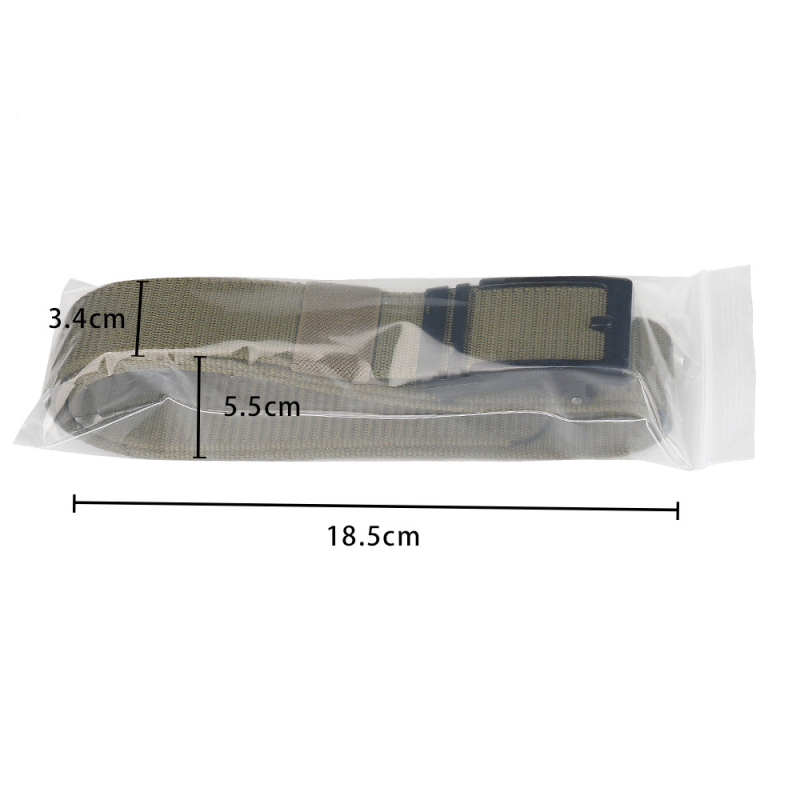 Casual Belt Supplier - Automatic Metal Buckle Eco-Friendly Nylon Canvas Belt Men Youth Students Trendy
