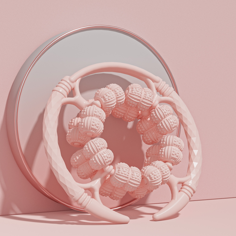 Massager Manufacturer - Upgrade 32-Wheel Ring Massager Fully Wrapped Roller Leg Meridian Dredging