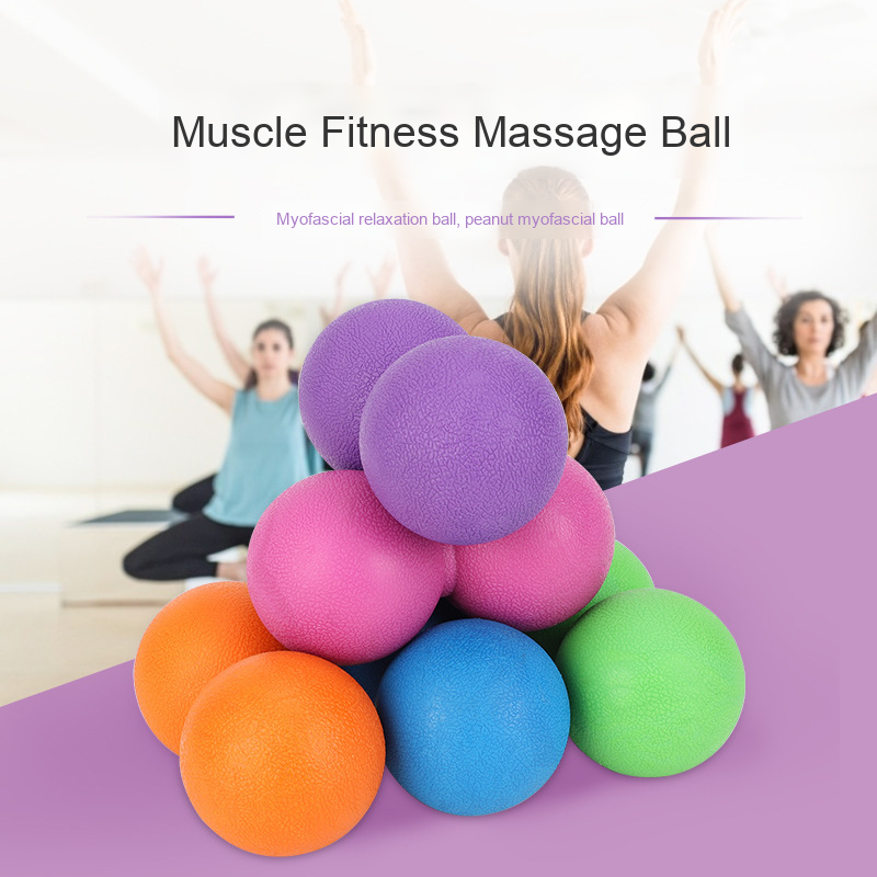 Muscle Ball Supplier - TPR Fitness Peanut Ball Relaxing Muscle Massage Ball for Yoga Fascia Wholesale