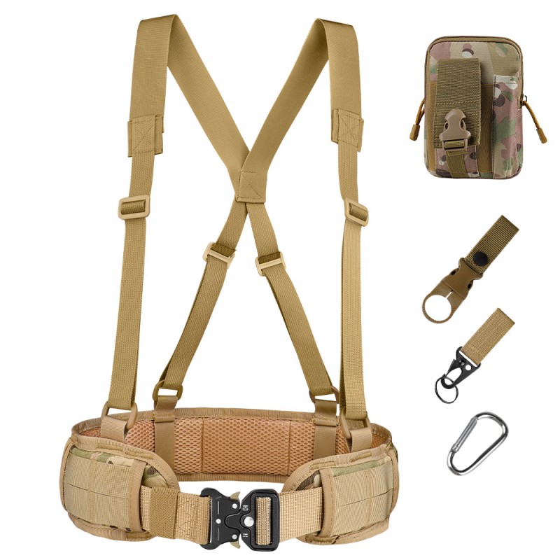 Security Belt Manufacturer - Adjustable Tactical Belt Set Secure Buckle Outdoor Security Utility Fashion