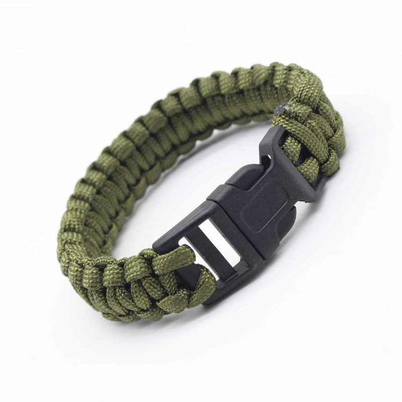 Paracord Bracelet Supplier - Parachute Cord Bracelet Outdoor Braided Rope for Emergency Survival Paracord