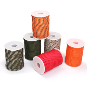 Paracord Factory - 30m 7-Core Paracord Bracelet 4mm Braided Line Portable Hiking Tent Guy Rope