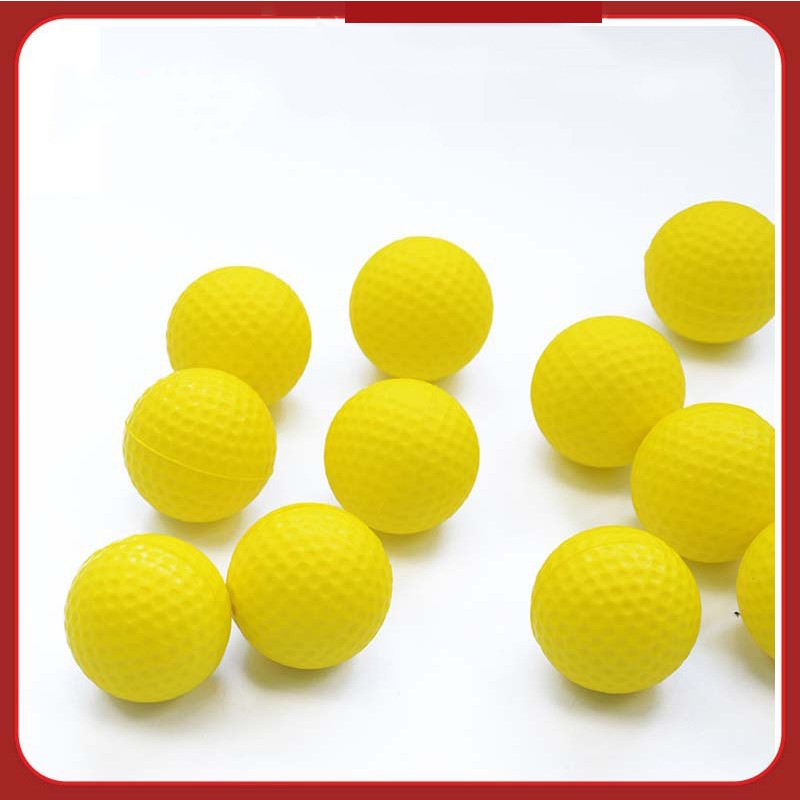 Golf Ball Manufacturer - Promotional Indoor Golf Practice Ball Logo Custom Yellow Soft Foam Ball