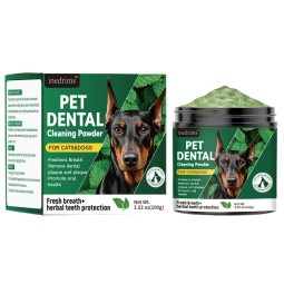 Pet Dental Powder Supplier - Wholesale 100g Natural Dog Tartar Remover Oral Care Cleaning Powder