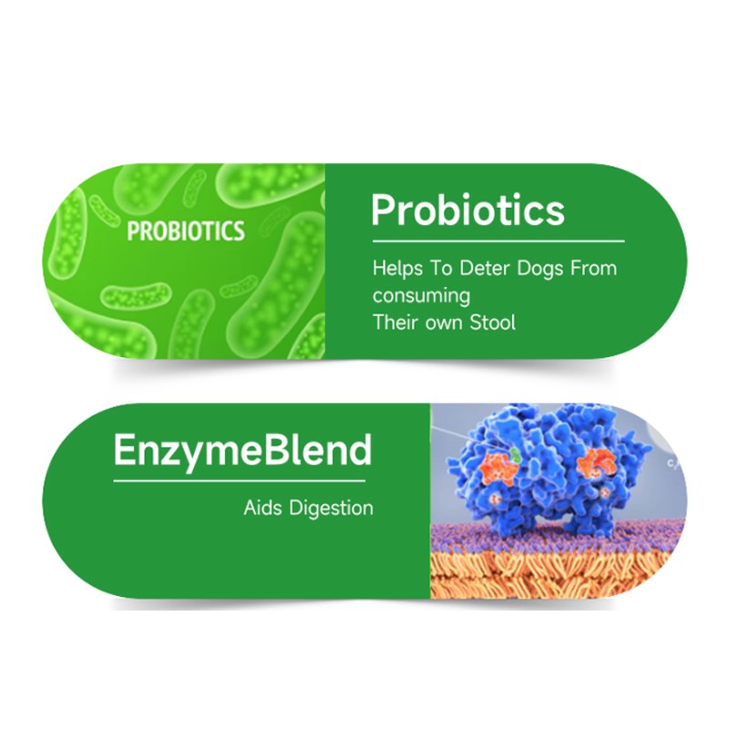 Pet Treats Manufacturer - No Poo Probiotics Chewable Nutritional Supplement Immune Gut Digestion