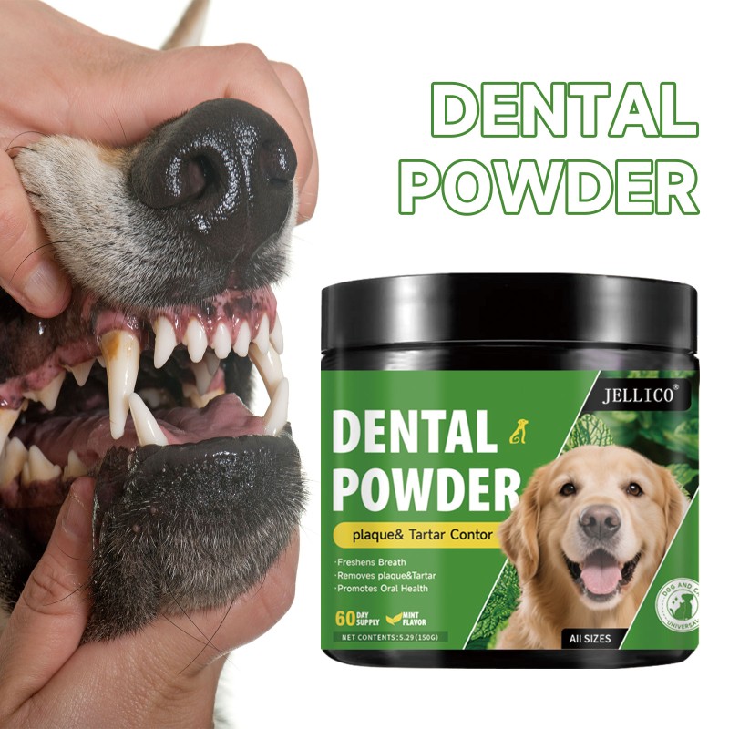 Dog Dental Powder Factory - Pet Dental Cleaning Powder Oral Health Care Clean Plaque Freshens Breath