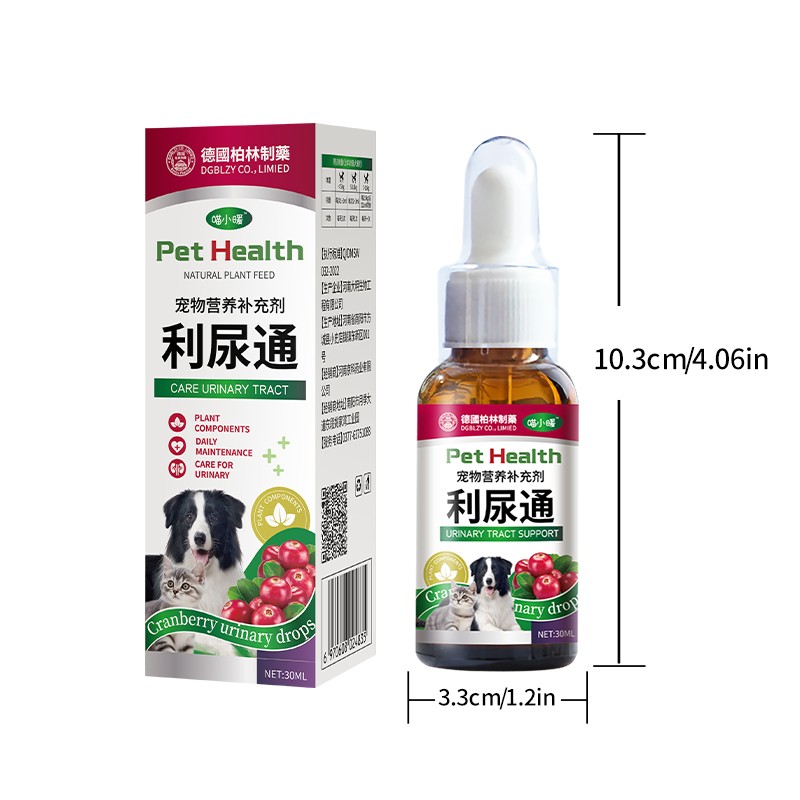 Pet Urinary Supplement Factory - Cranberry Drops Urinary Tract Infection Supplement for Cats