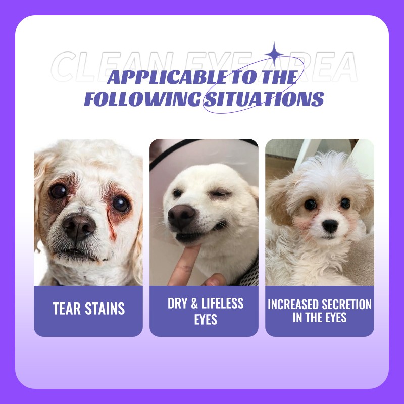 Pet Tear Stain Factory - Tear Stain Removing Oral Liquid Supplement for Pets