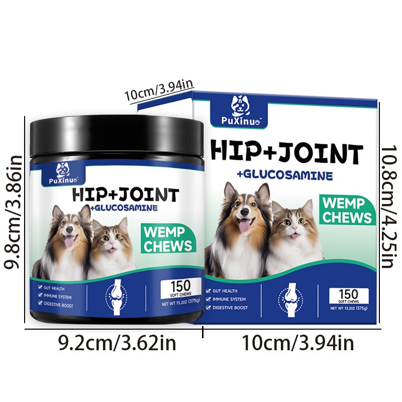 Dog Supplement Supplier - OEM ODM Glucosamine Supplements Hip Joint Pain Relief Skin Allergy