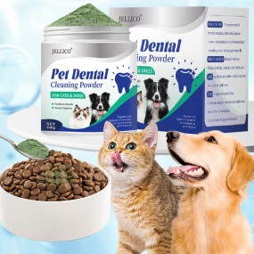 Pet Cleaning Powder Factory - OEM Cleaning Products Powder Oral Breath Teeth Plaque Fresher Dogs