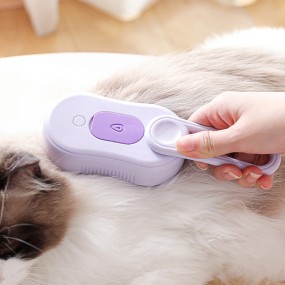 Pet Grooming Brush Supplier - Electric Spray Combs Cats Dogs De-Fur Shampoo Brushes Bathing Cleaning
