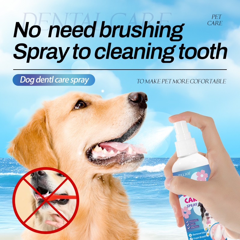 Pet Oral Spray Manufacturer - Eco-Friendly Odor Eliminator Oral Freshener Spray Teeth Cleaning Tool