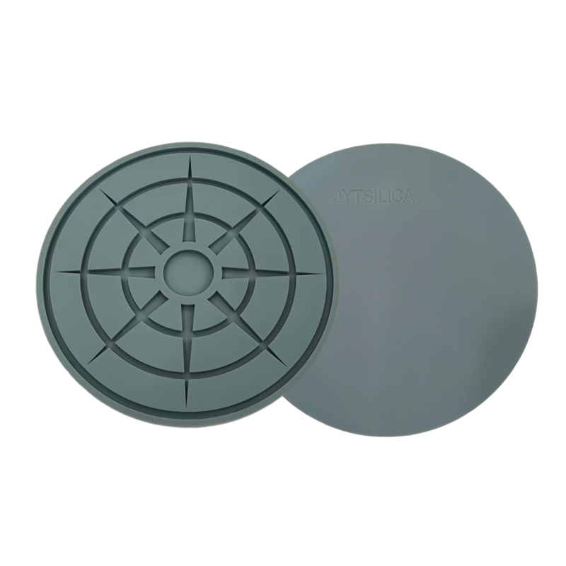 Silicone Coaster Supplier - JYTSILICA Anti-Slip Anti-Scald Sword Pattern High Temp Resistant Tea Placemat