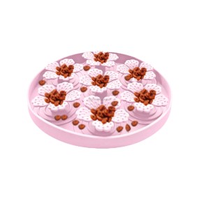 Pet Water Bowl Manufacturer - Eco-Friendly Silicone Slow Feeder Bowl Cats Dogs Solid Pattern Outdoor