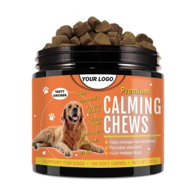Stress Relief Factory - Natural Dog Calming Soft Chews Anxiety Relief Supplements Stress Relief Chewables