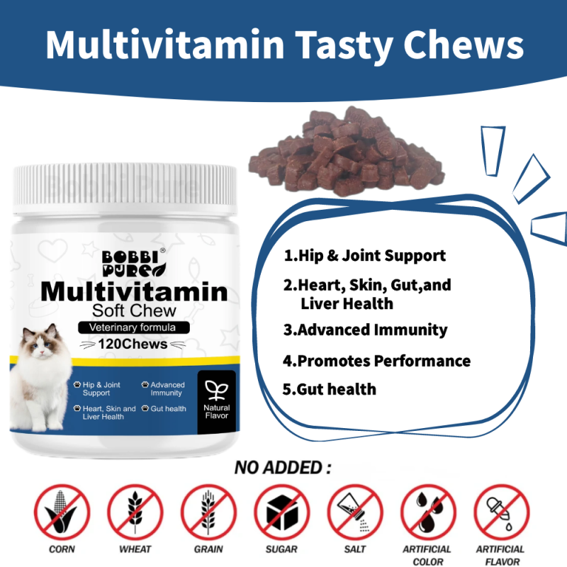 Liver Support Supplier - Wholesale Private Brand Supplements Cat Liver Function Immune System Beef Salmon Flavor