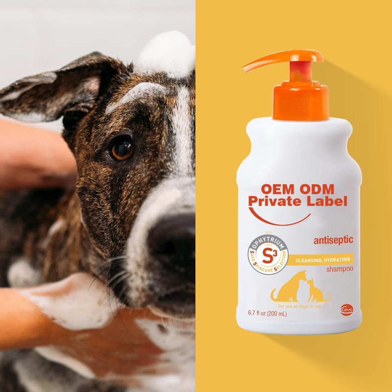 Pet Bath Shampoo Manufacturer - Professional Hygienic Pet Healthcare Gentle Bath Shampoo Cats Dogs Antibacterial