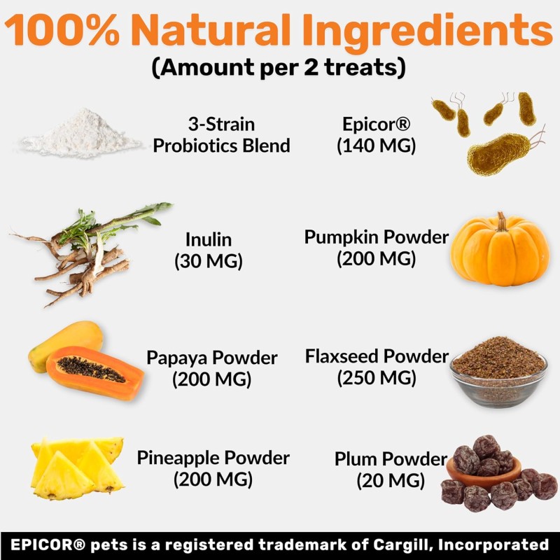 Probiotic Treats Manufacturer - Premium Probiotics Dog Treats Supplements Soft Chew Digestive Health Chews Bulk