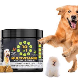 Pet Supplement Factory - Nutritious Pet Supplements for Dogs Cats Multivitamin Chews with Glucosamine
