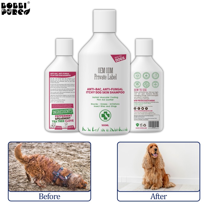 Pet Shampoo Manufacturer - Natural Hydrating Hypoallergenic Pet Shampoo Wellness Bath Solution Dogs Cats