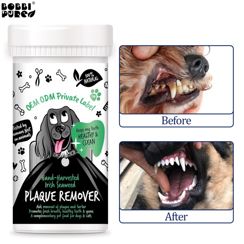 Tartar Control Manufacturer - All-Natural Tartar Control Dental Powder for Dogs Antibacterial Pet Food Additive