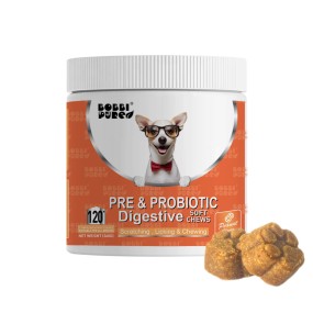 Probiotic Treats Manufacturer - Premium Probiotics Dog Treats Supplements Soft Chew Digestive Health Chews Bulk
