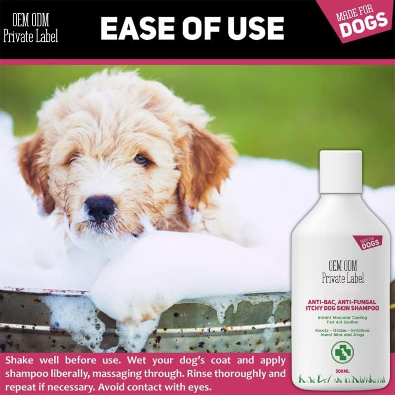 Pet Shampoo Manufacturer - Natural Hydrating Hypoallergenic Pet Shampoo Wellness Bath Solution Dogs Cats