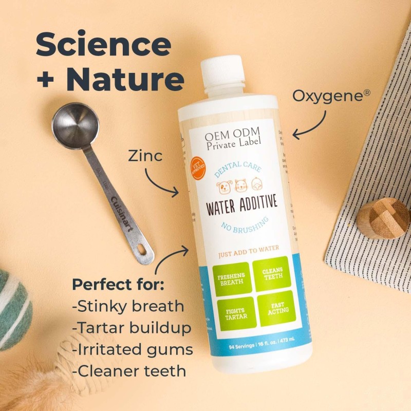 Pet Dental Solution Manufacturer - Professional Grade Pet Tooth Water Supplements Advanced Dental Care