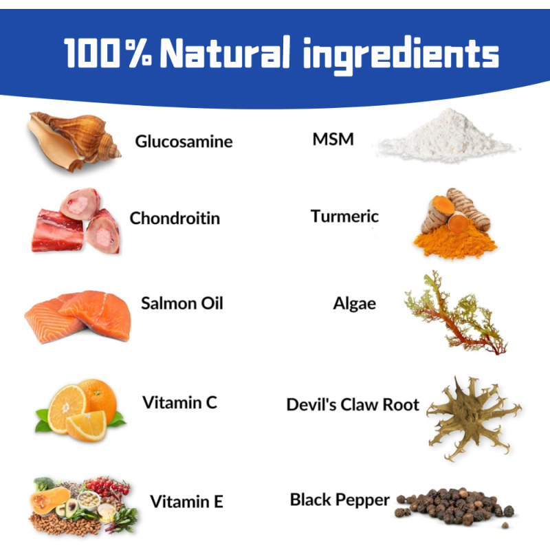 Herbal Joints Factory - Premium Natural Dog Hip Joint Supplements Herbal Health Support Formulas Senior Dogs