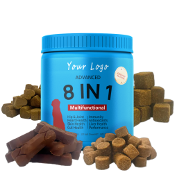 Allergy Immune Supplier - Allergy Immune Probiotics for Dogs Cats Multivitamin Salmon Oil Soft Chews Hip Joint