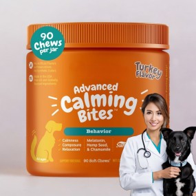 Calming Snacks Manufacturer - BOBBI PURE Calming Treats Help Dog Stress Relaxing Dogs Supplements Vitamin Chews
