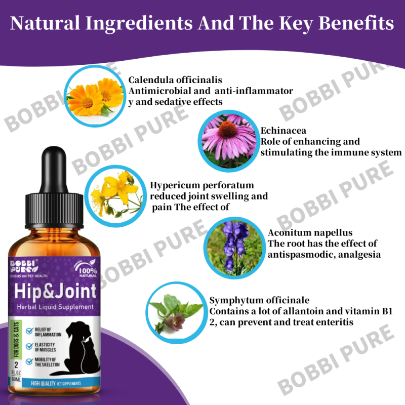 Mobility Aid Manufacturer - Vet Recommended Mobility Aid for Large Breeds High Strength Dog Hip Joint Supplements