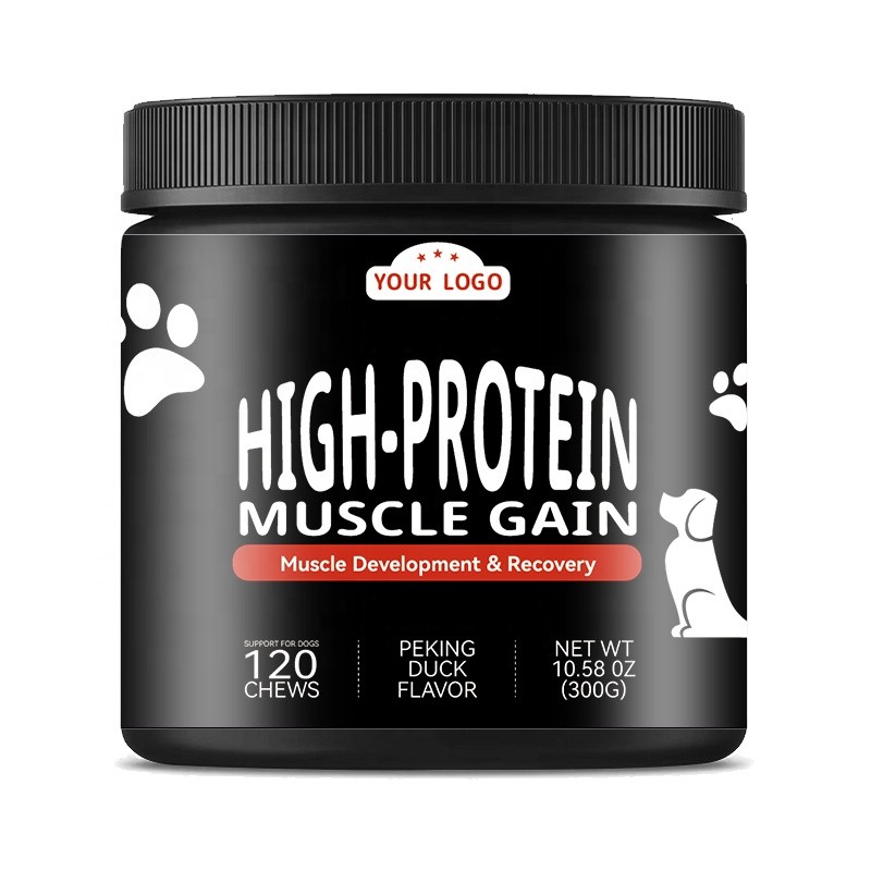 Muscle Support Factory - High-Protein Collagen Dog Treats Muscle Support Chews Joint Health Pet Supplements