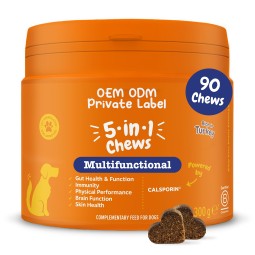 Pet Multivitamin Factory - Premium Pet Nutrition Soft Chews Complete Multivitamin Supplement Dogs Cats