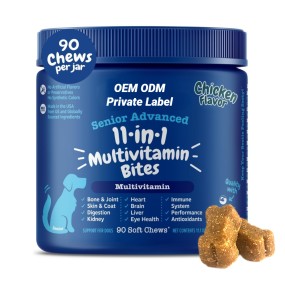 Soft Chews Manufacturer - Dog Multivitamins Soft Chews Bites USA Complete Pet Health Care Supplement Bulk