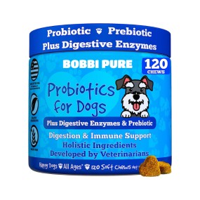 Multi-Strain Factory - High-Potency Pet Probiotics Supplement Digestive Health Support Multi-Strain Prebiotic