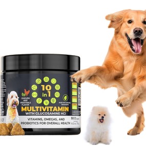 Vitamin Chews Supplier - Premium Complete Dog Multivitamin Chewable Tablets Nutritional Supplements Daily
