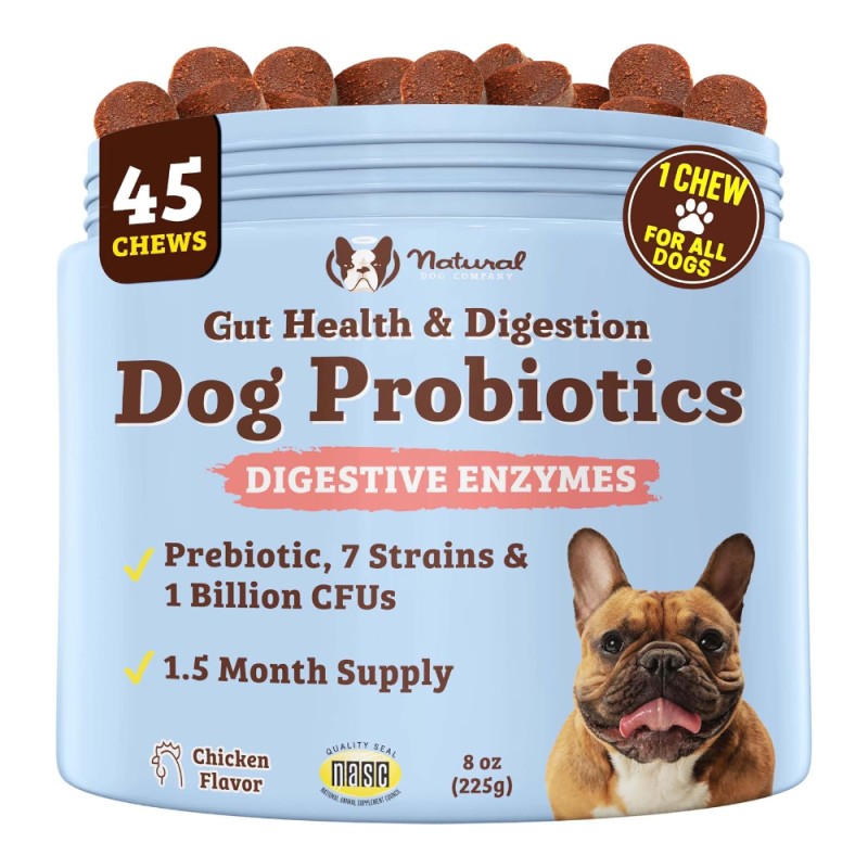 Pet Treats Factory - OEM Pet Food Supplement Dog Treats Snacks Suppliers 120 Soft Chews Probiotic Digestive