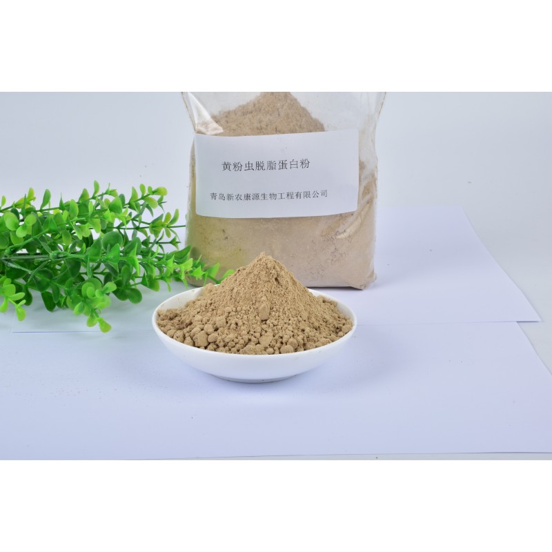 Pet Food Supplement Supplier - Defatted Mealworm Protein Powder for Fish Horse Cattle Pig Dog Feed