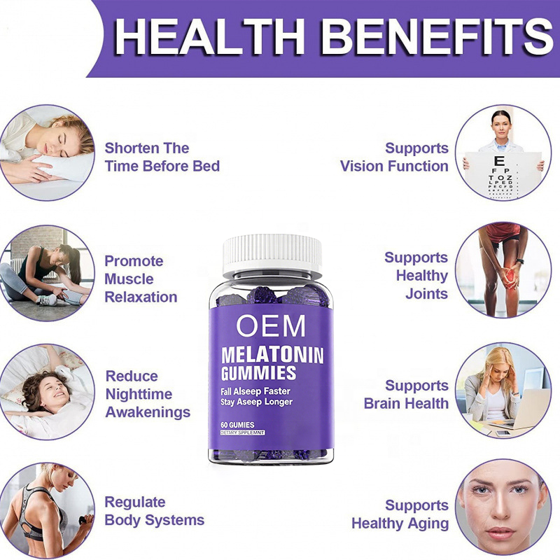 Melatonin Gummies Manufacturer - OEM/ODM Vegan Fast Sleep Healthcare Supplements