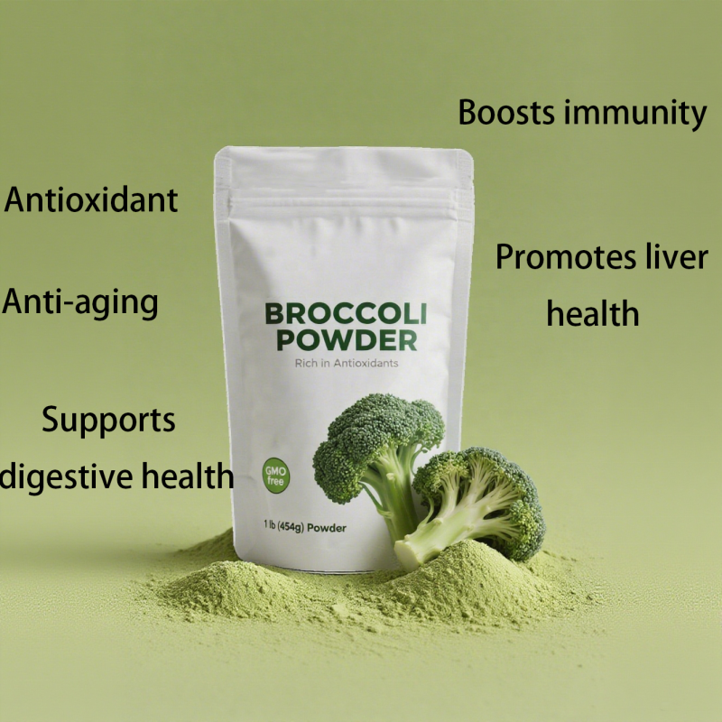 Natural Organic Broccoli Powder Factory - OEM Private Label Fiber Immune Vitamin C