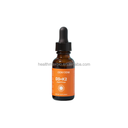 Vitamin D3 K2 Liquid Drops Manufacturer - Customized Strong Bones Healthy Heart Drops