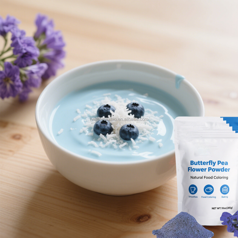 Blue Matcha Butterfly Pea Flower Powder Supplier - Customized 100% Pure Water Soluble