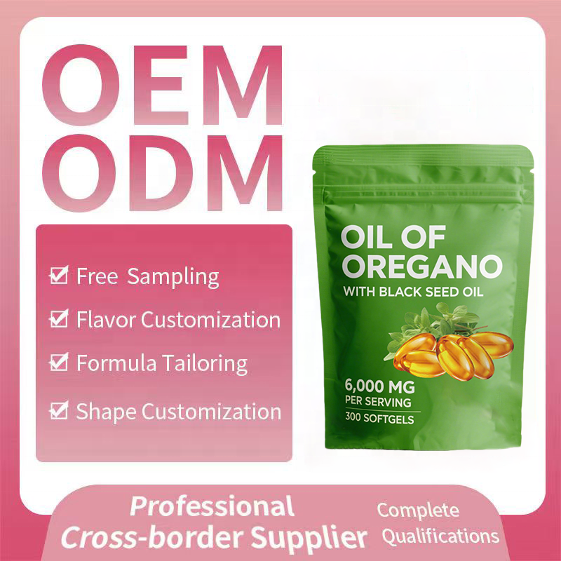 Organic Oregano Softgel Capsules Manufacturer - OEM 6000mg Digestive Support High Quality